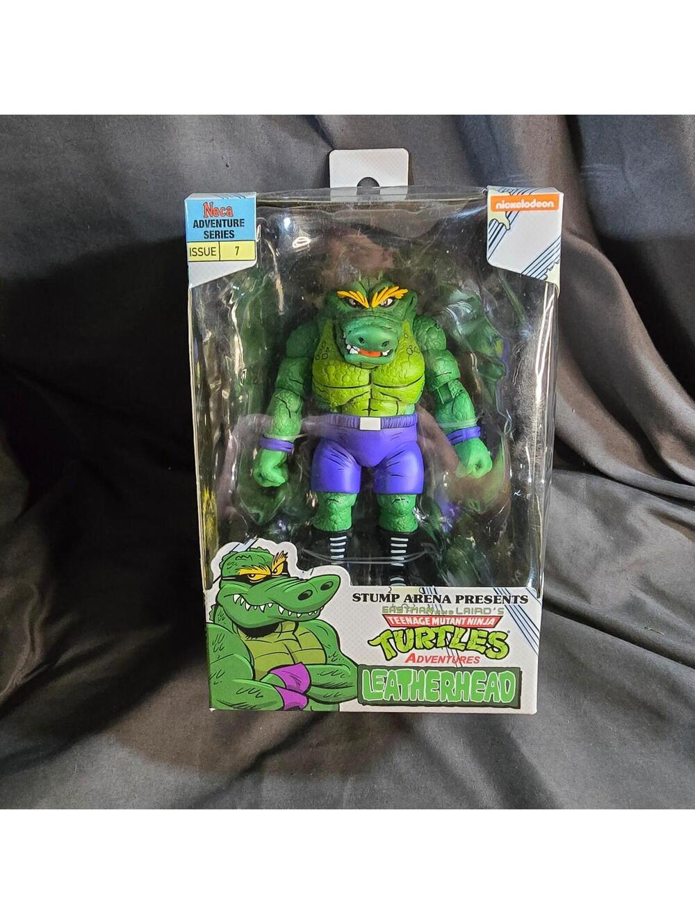 Teenage Mutant Ninja Turtles Stump Wrestling Leatherhead NECA TMNT- NIB